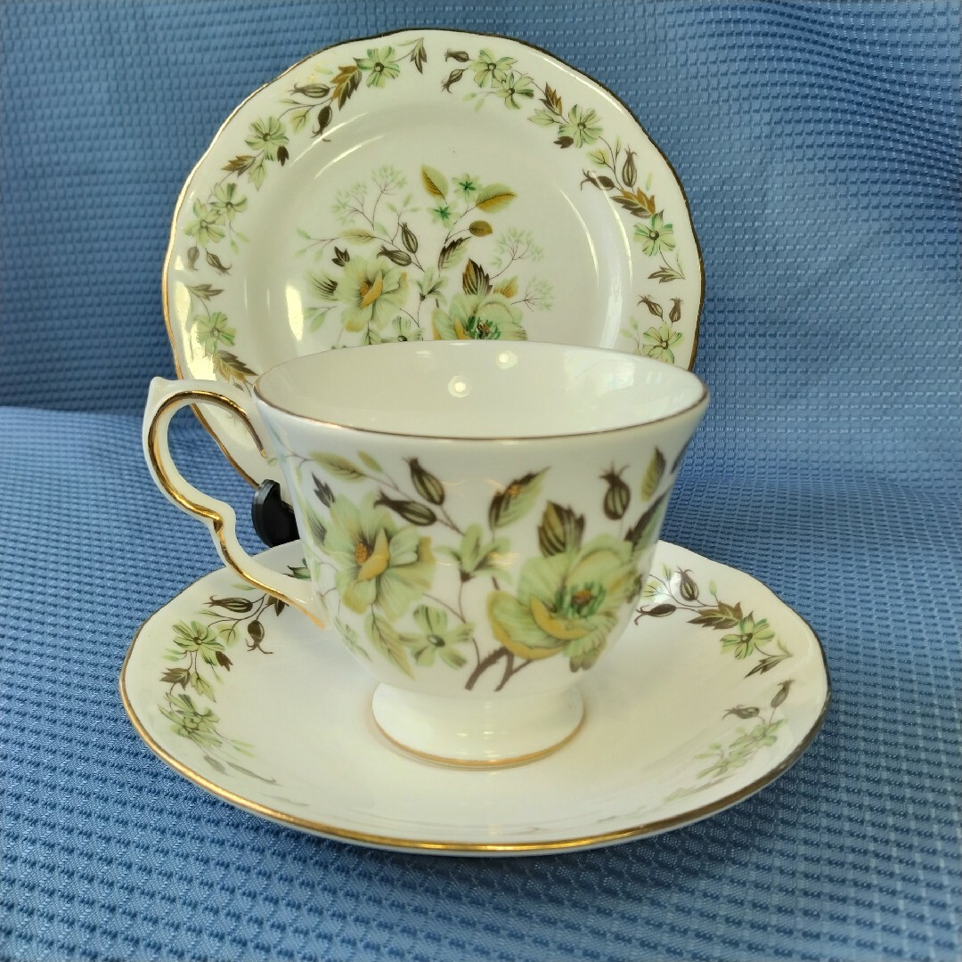 WEDGWOOD(ウェッジウッド)の英国製 COLCLOUGH コルクラフ SEDGLEY ティートリオ インテリア/住まい/日用品のキッチン/食器(食器)の商品写真