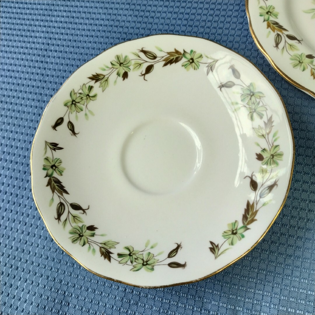 WEDGWOOD(ウェッジウッド)の英国製 COLCLOUGH コルクラフ SEDGLEY ティートリオ インテリア/住まい/日用品のキッチン/食器(食器)の商品写真