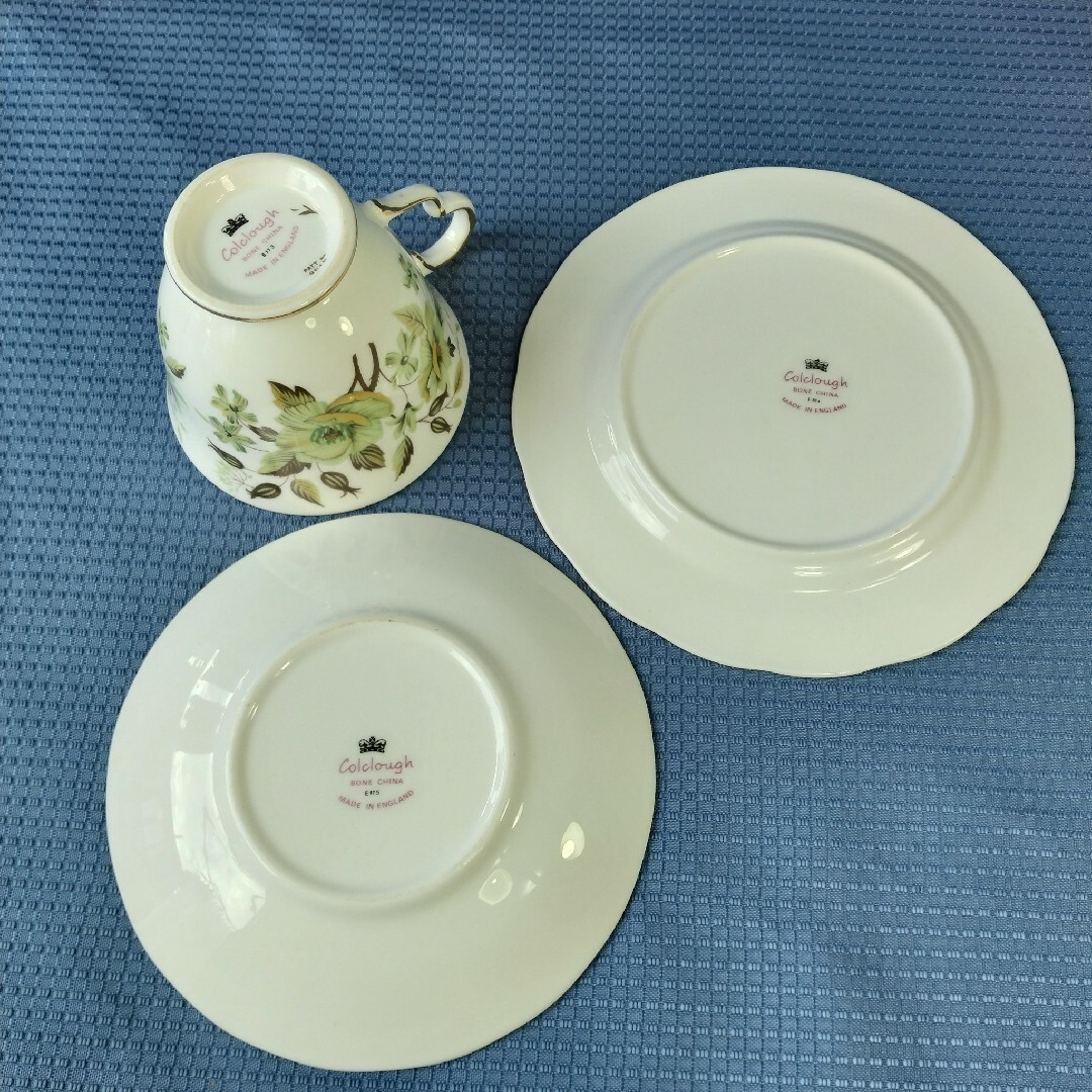 WEDGWOOD(ウェッジウッド)の英国製 COLCLOUGH コルクラフ SEDGLEY ティートリオ インテリア/住まい/日用品のキッチン/食器(食器)の商品写真