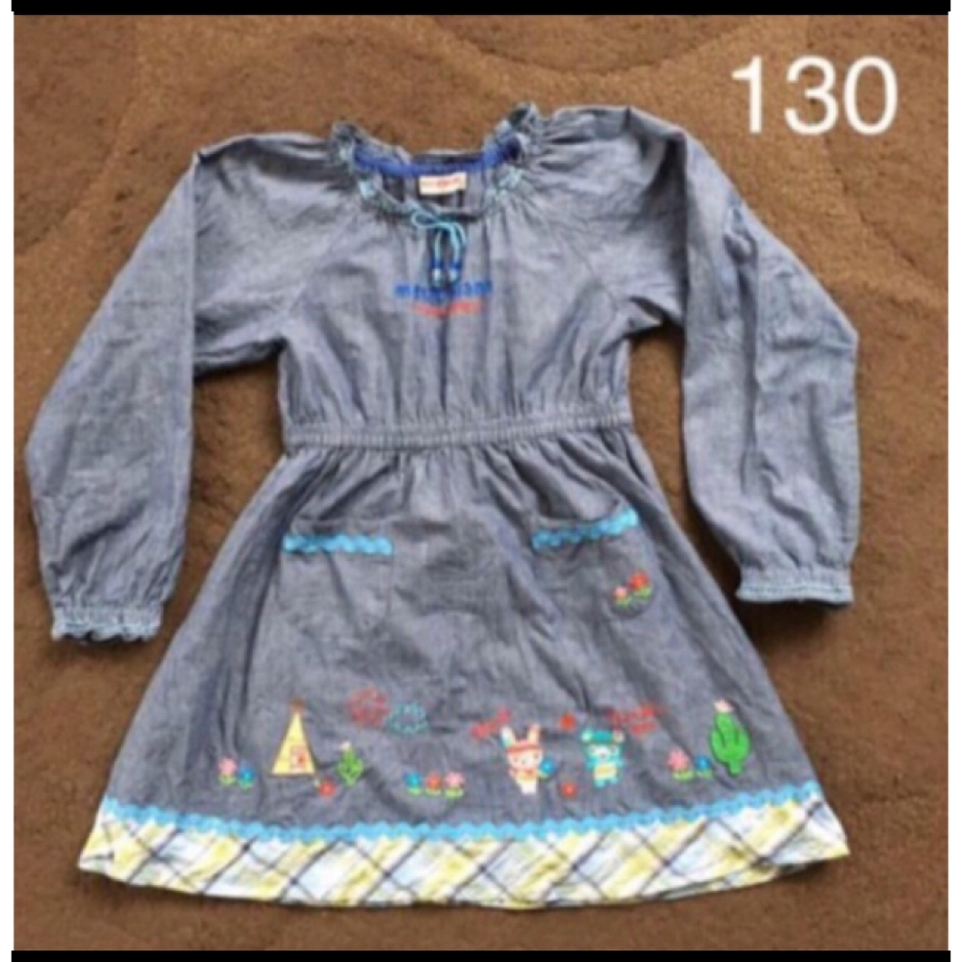 mezzo piano(メゾピアノ)の130 メゾピアノ ワンピース キッズ/ベビー/マタニティのキッズ服女の子用(90cm~)(ワンピース)の商品写真