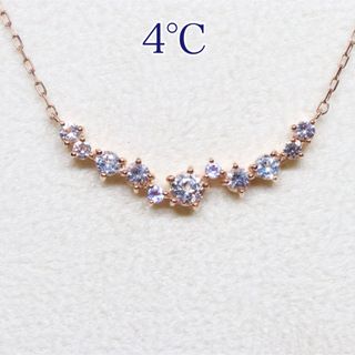 ヨンドシー(4℃)の4℃ 2020 クリスマス ネックレス k10 タンザナイト トパーズ(ネックレス)