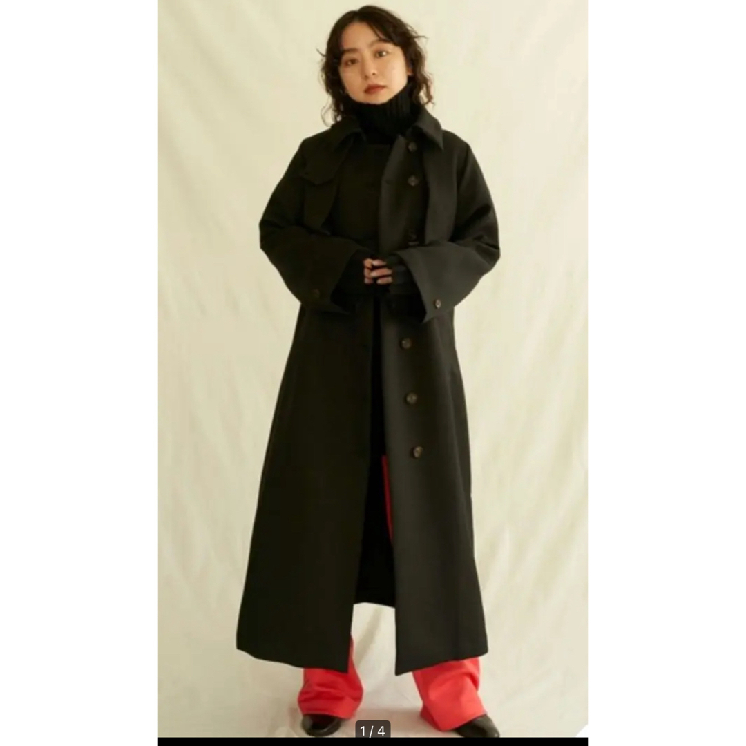 6 (ROKU)(ロク)のenof♡air long coat レディースのジャケット/アウター(ロングコート)の商品写真