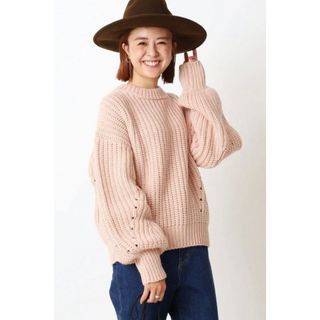 ユーバイスピックアンドスパン(U by SPICK&SPAN)のユーバイスピックアンドスパン ローゲージニット プルオーバー ざっくりニット(ニット/セーター)