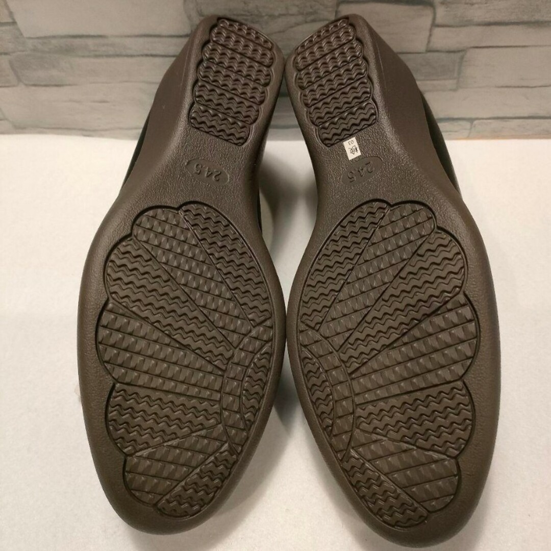 【タグ付未使用品】キレイウォーク 厚底 ホースビットローファー 24.5cm レディースの靴/シューズ(ローファー/革靴)の商品写真