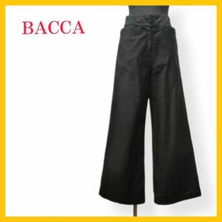 バッカ(BACCA)の美品 バッカ ワイド パンツ バギーパンツ チノパン 黒 S トゥモローランド(バギーパンツ)