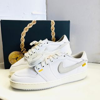 ナイキ(NIKE)のUNION × Nike Air Jordan 1 Low KO "White"(スニーカー)