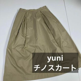 ✨yuni✨アシンメトリープリーツスカート*カーキ