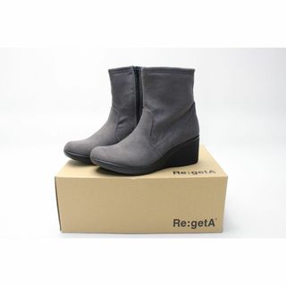 リゲッタ(Re:getA)の新品♪Re:getA サイドZIPウエッジブーツ(S)/10(ブーツ)