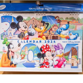 ディズニー(Disney)のディズニーリゾート限定　2024壁掛けカレンダー(カレンダー/スケジュール)