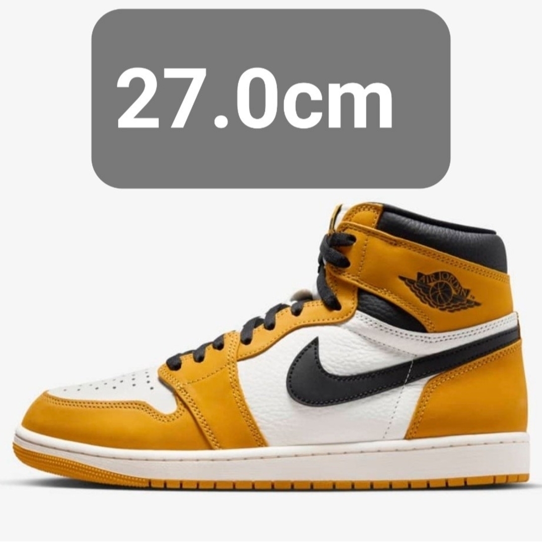 Jordan Brand（NIKE）(ジョーダン)のNike Air Jordan 1 Retro High OG Yellow メンズの靴/シューズ(スニーカー)の商品写真