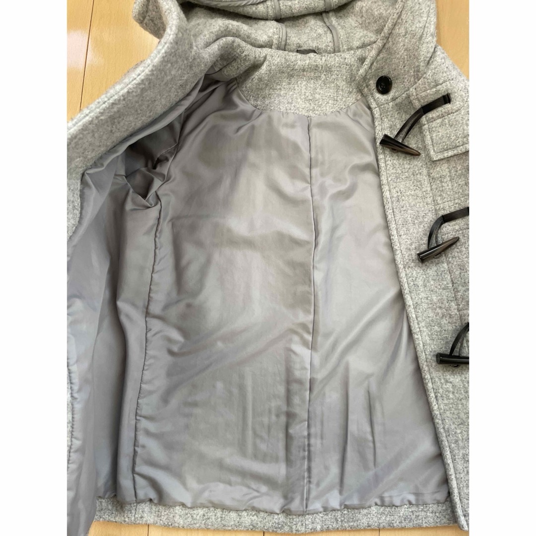 GU(ジーユー)のGU ダッフルコート　グレー レディースのジャケット/アウター(ダッフルコート)の商品写真