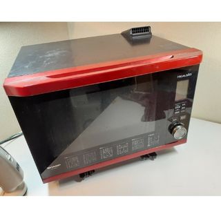 シャープ SHARP AX-GX1-R ウォーターオーブン30L/2段調理レッド(電子レンジ)