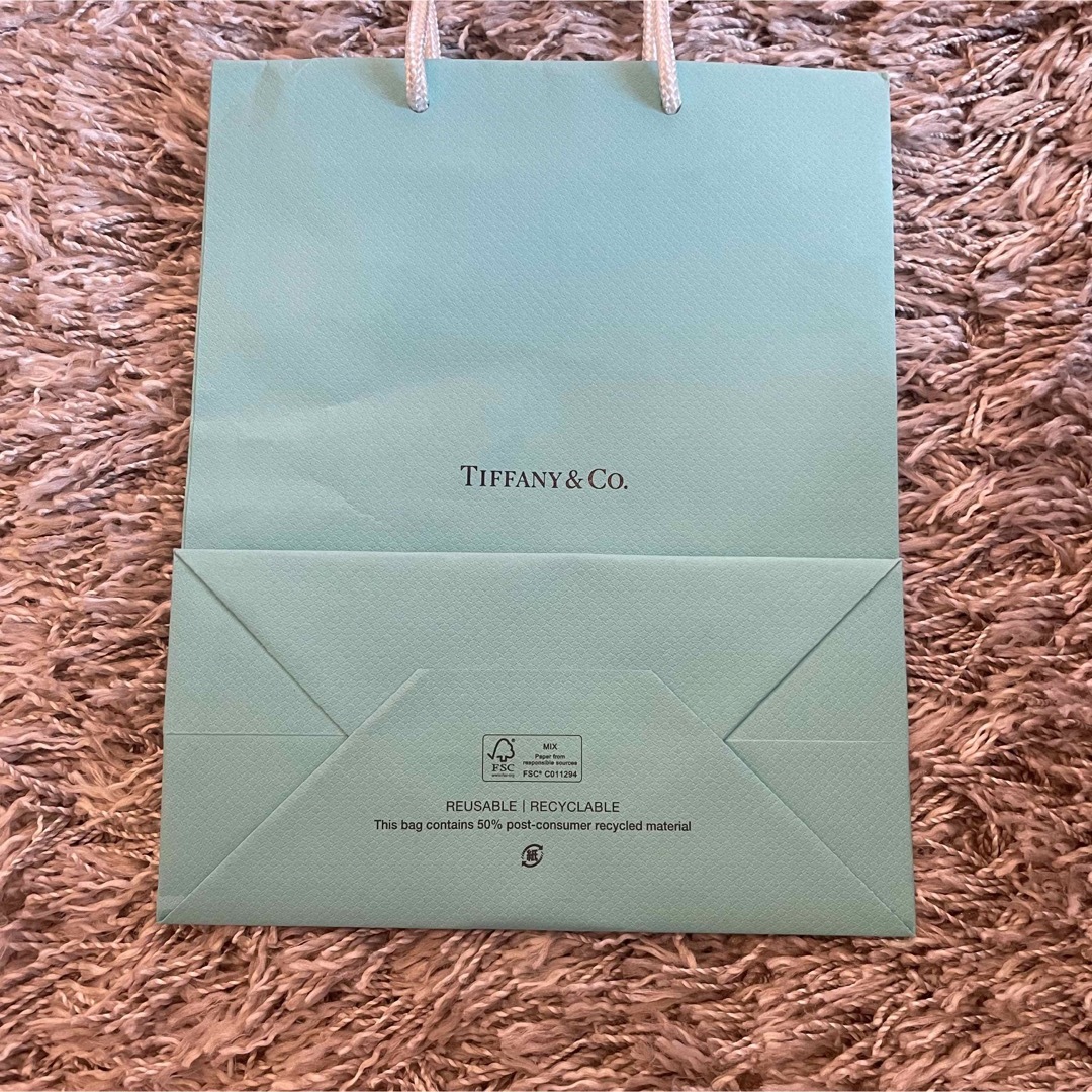 Tiffany & Co.(ティファニー)のティファニー Tiffany& Co. 紙袋 ショッパー ショップ袋 レディースのバッグ(ショップ袋)の商品写真