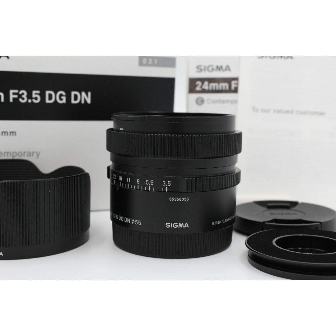 カメラ＜＜化粧箱付き！！＞＞【新級品】 SIGMA シグマ 24mm F3.5 DG DN ソニーE用 #LE2023726