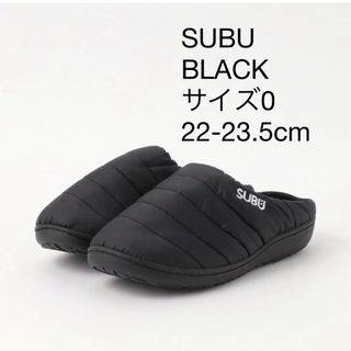 スブ(SUBU)のSUBU スブ　BLACK サイズ0 22-23.5cm(サンダル)