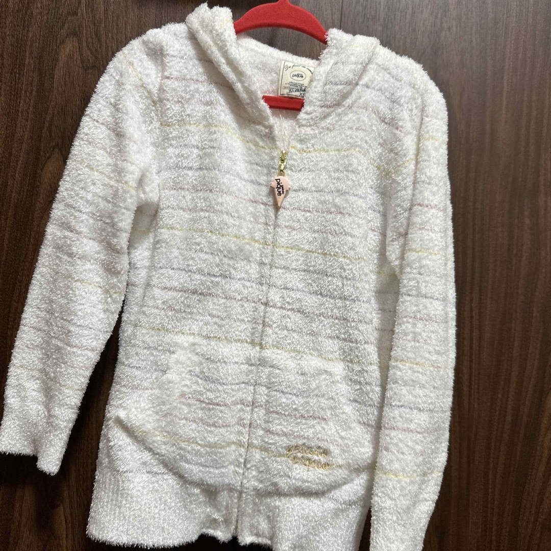 gelato pique(ジェラートピケ)のジェラートピケ、パーカー　新品　xs(100-110) キッズ/ベビー/マタニティのキッズ服女の子用(90cm~)(カーディガン)の商品写真