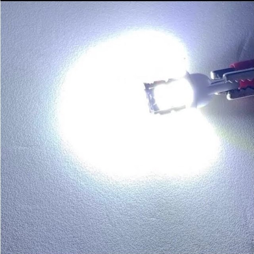 T10 LED ルームランプ ナンバー灯スモールライト ホワイト 4個セット 自動車/バイクの自動車(車外アクセサリ)の商品写真