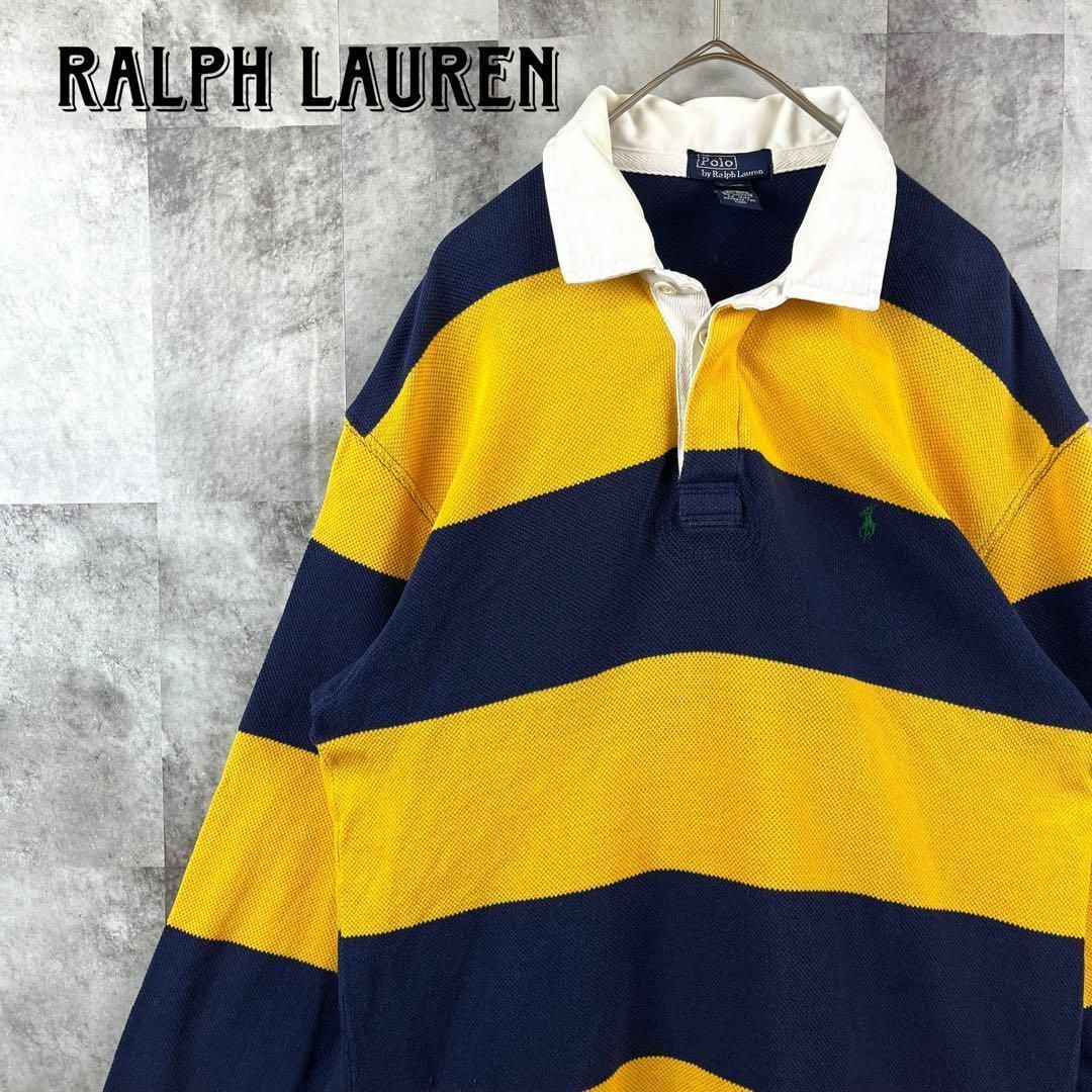 POLO RALPH LAUREN - 美品 ポロバイラルフローレン ラガーシャツ 太