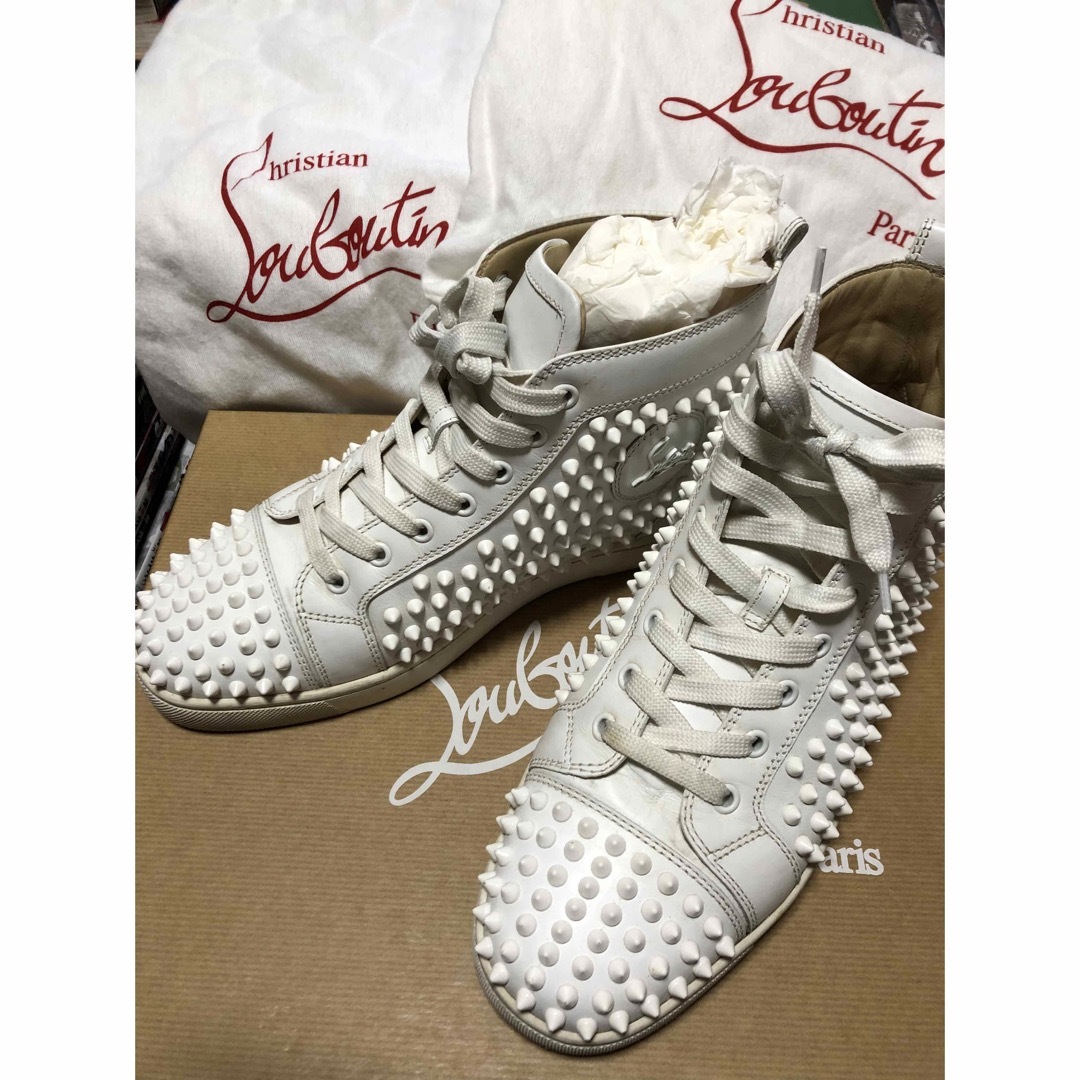 Christian Louboutin ルイスフラット スタッズスニーカー