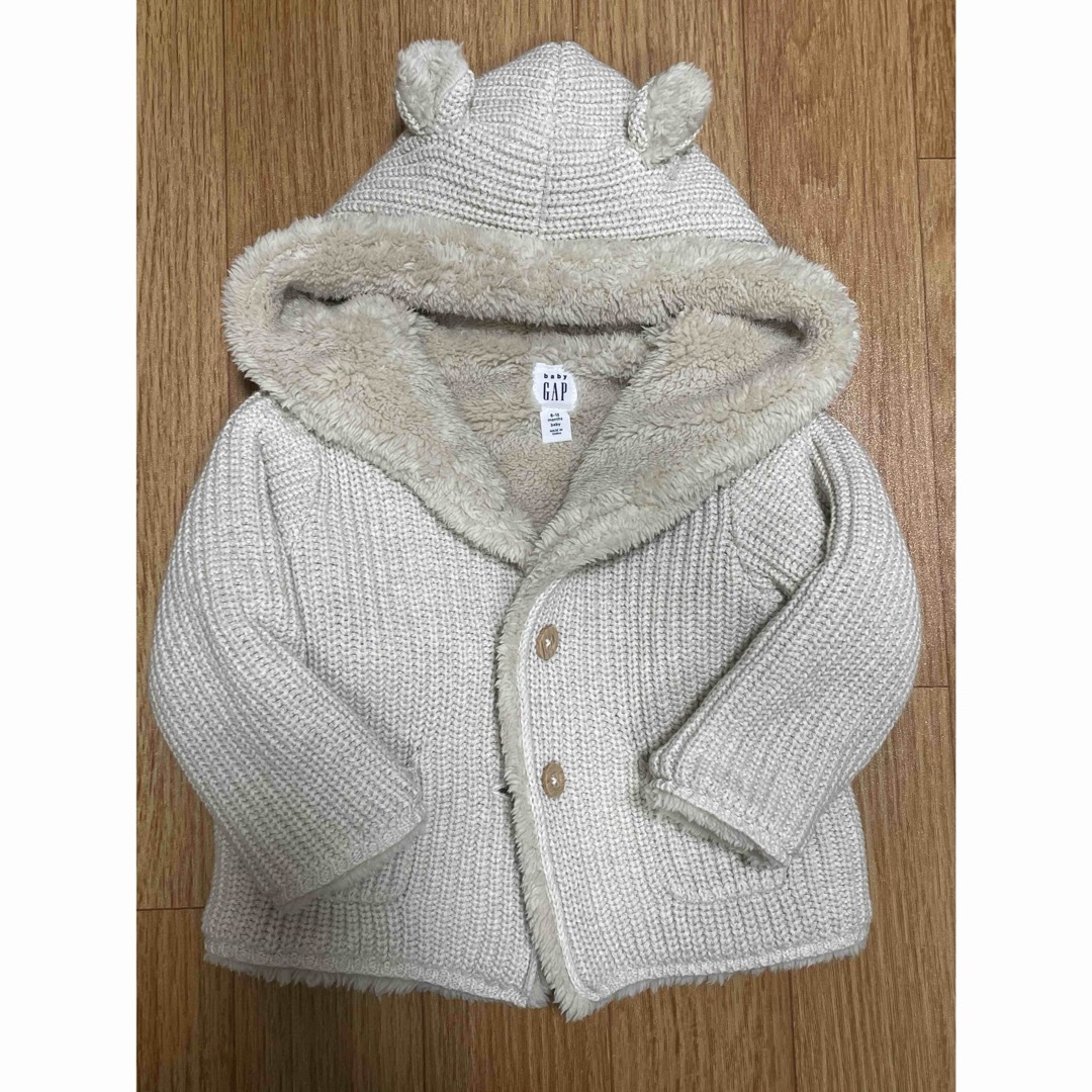 babyGAP(ベビーギャップ)の⭐️新品⭐️baby  GAPギャップ　ベビー　裏ボア　セーター　アウター キッズ/ベビー/マタニティのベビー服(~85cm)(ニット/セーター)の商品写真