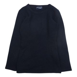 コムデギャルソン(COMME des GARCONS)のCOMME des GARCONS コムデギャルソン indigo ウール クルーネック ニット セーター ネイビー系【中古】(ニット/セーター)