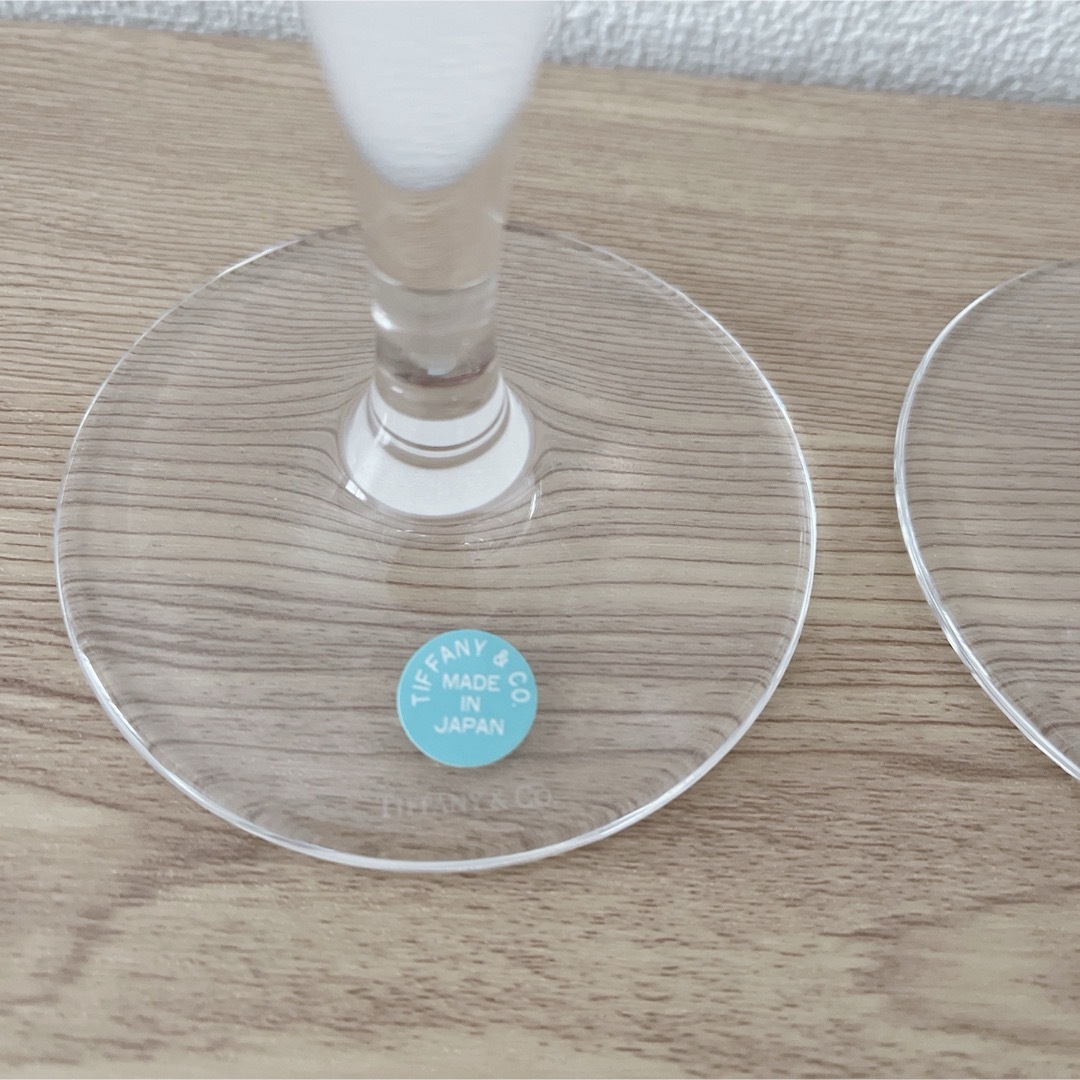 Tiffany & Co.(ティファニー)のティファニー　ワイングラス　2個セット インテリア/住まい/日用品のキッチン/食器(グラス/カップ)の商品写真