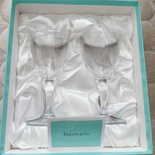 ティファニー(Tiffany & Co.)のティファニー　ワイングラス　2個セット(グラス/カップ)