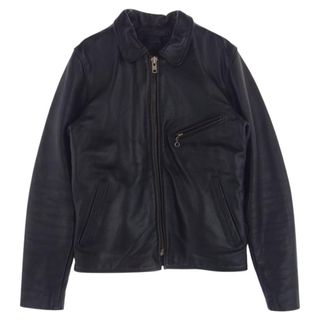 バンソン(VANSON)のVANSON バンソン ジャケット ENF ENFIELD エンフィールド シングル ライダース ブラック系 36【中古】(その他)