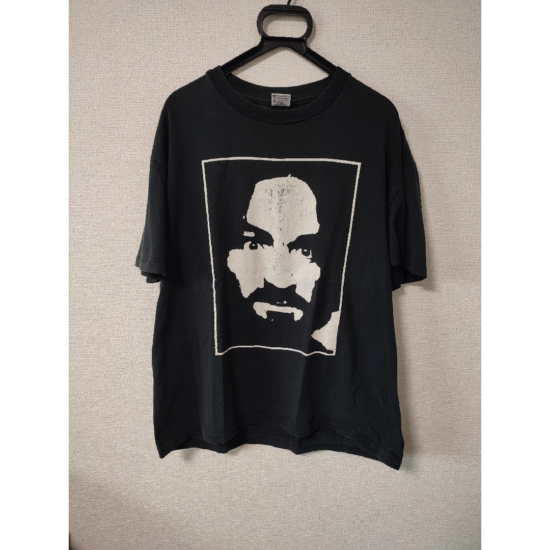古着 90s CHARLES MANSON メンズのトップス(Tシャツ/カットソー(半袖/袖なし))の商品写真