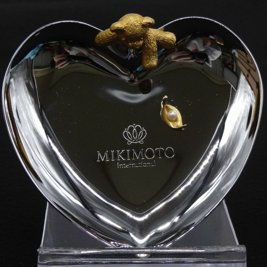 MIKIMOTO(ミキモト)のミキモトハート形 アクセサリートレー　くまさん　小物入れ　保存箱 レディースのアクセサリー(その他)の商品写真