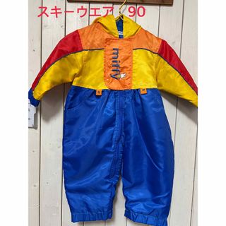 美品☆即日発送！ミッフィースキーウェア　ジャンプスーツ　男女兼用　90cm(ウエア)