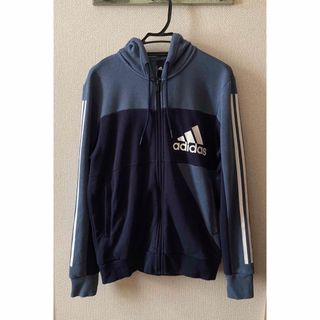 アディダス(adidas)のadidas アディダス　裏起毛スウェットパーカージャケット　S(パーカー)