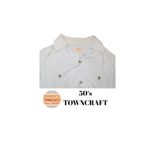 サンタモニカ(Santa Monica)の▪️50’s【TOWNCRAFT】VINTAGE  SHIRT(シャツ)