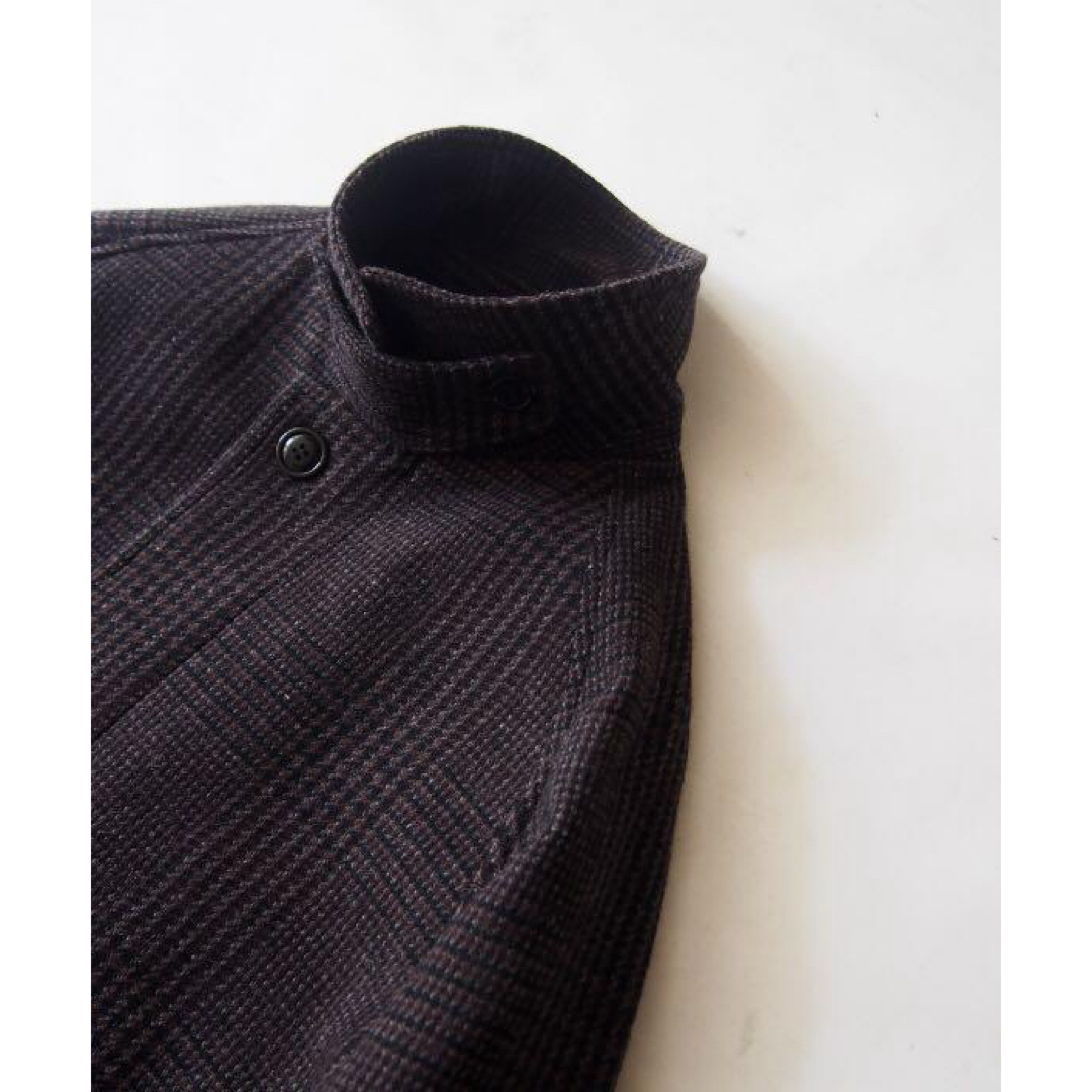 COMOLI(コモリ)のネストローブコンフェクト　グレンチェック　ステンカラーコート メンズのジャケット/アウター(ステンカラーコート)の商品写真