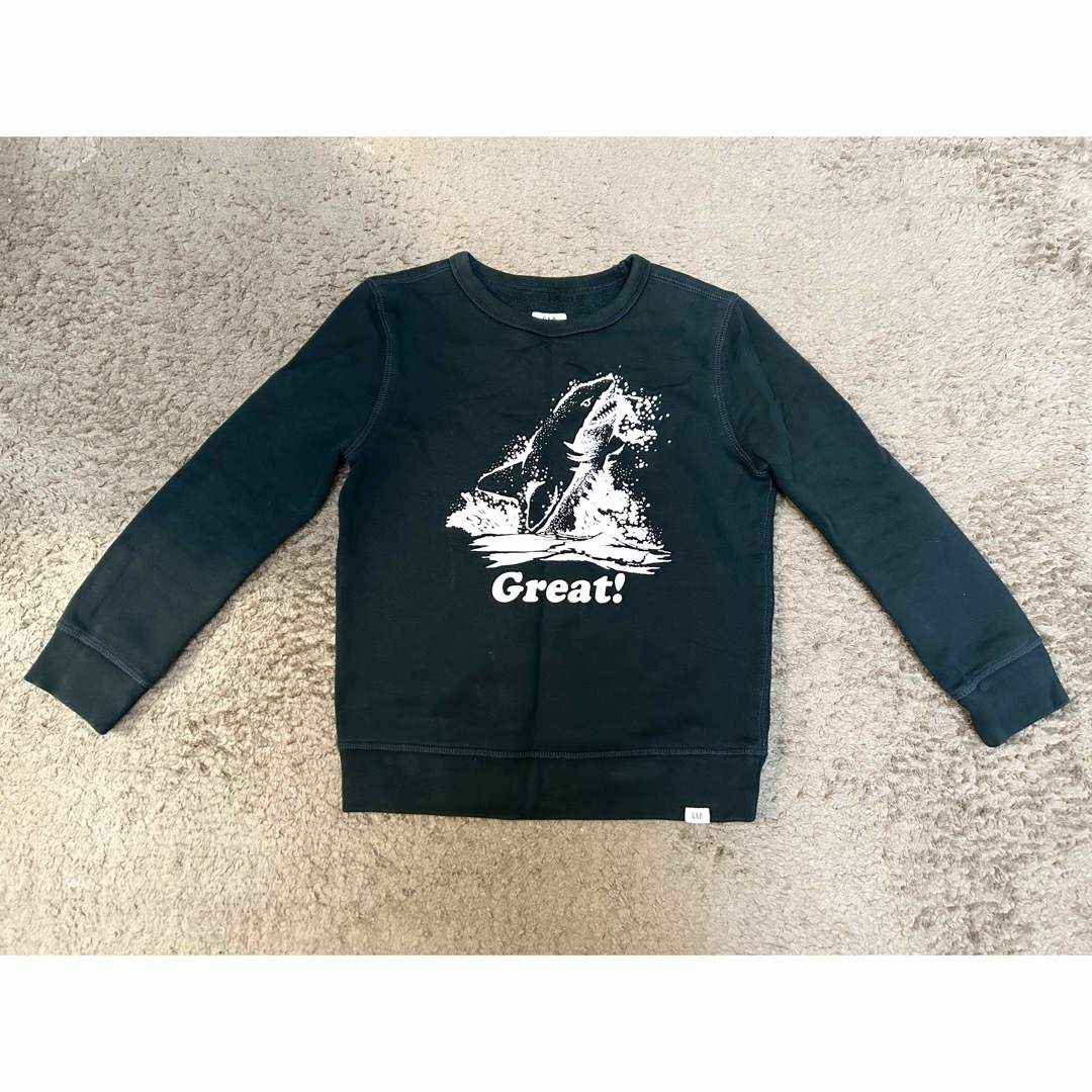 GAP Kids(ギャップキッズ)の裏ボアトレーナー キッズ/ベビー/マタニティのキッズ服男の子用(90cm~)(Tシャツ/カットソー)の商品写真