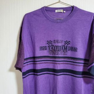 バジエスポーツ(VAGIIE SPORT)のVAGIIE バジエ 半袖 Tシャツ パープル ダカールラリー 【k144】(Tシャツ/カットソー(半袖/袖なし))