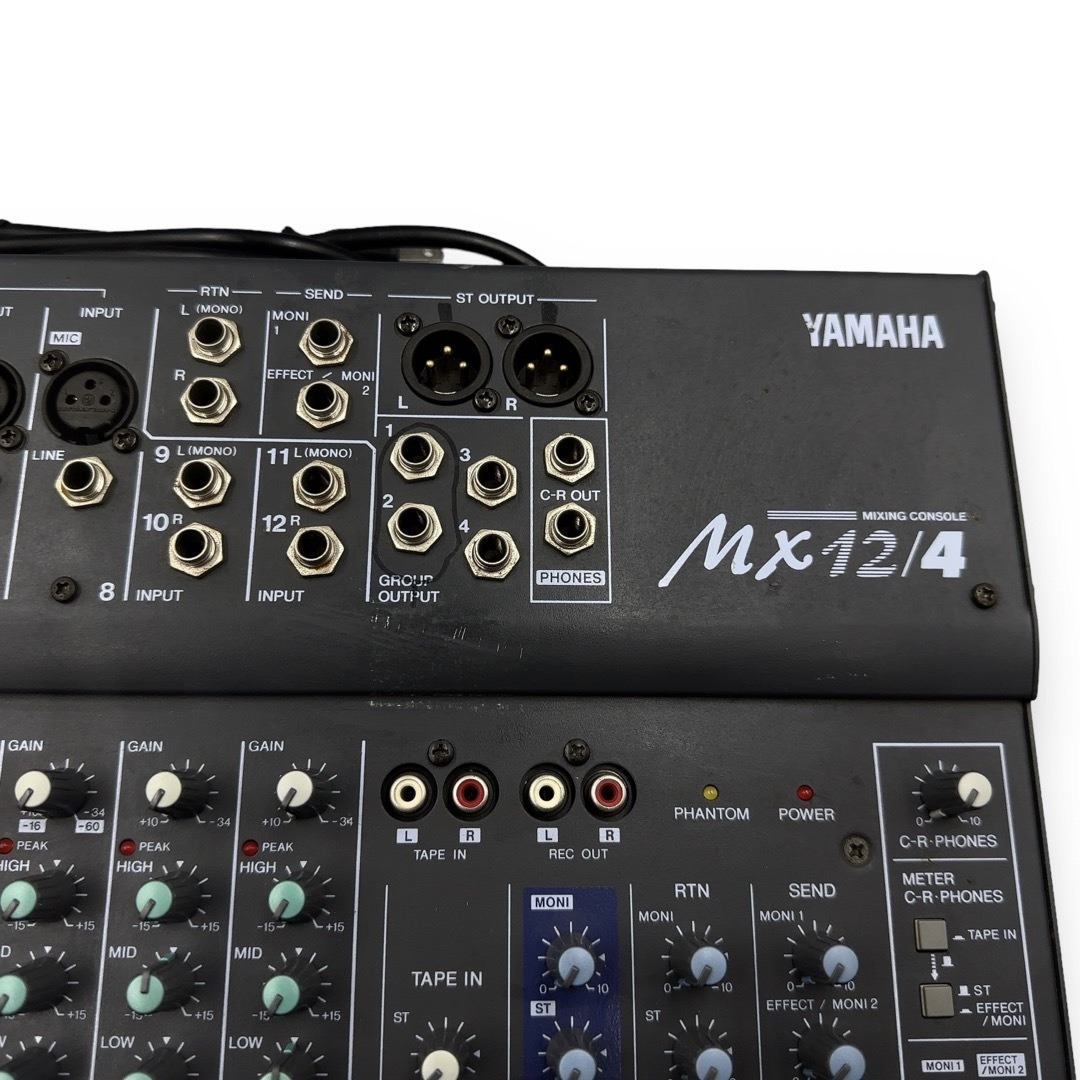 ヤマハ(ヤマハ)の全動作確認済み YAMAHA ヤマハ MX 12/4 アナログミキサー 楽器のレコーディング/PA機器(ミキサー)の商品写真