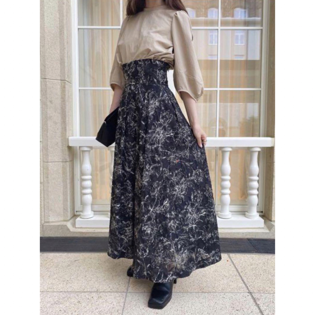 ロングスカートAcka original flower skirt size2