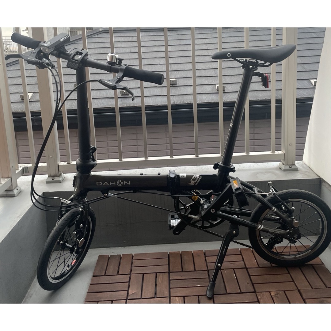 DAHON(ダホン)のDAHON 折りたたみ自転車 K3 ガンメタル/ブラック 14インチ スポーツ/アウトドアの自転車(自転車本体)の商品写真