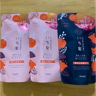 イチカミ(いち髪)の《シャンプー&コンディショナー》いち髪 濃密W保湿ケア 詰め替え 330ml (シャンプー/コンディショナーセット)