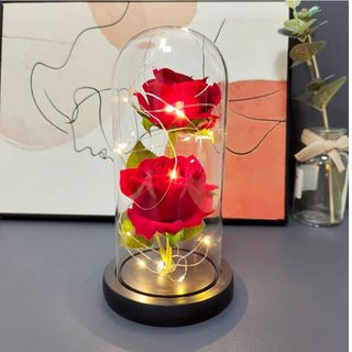 枯れない花 薔薇 造花 薔薇 プレゼントバラ バレンタインデー 誕生日 結婚記念(置物)