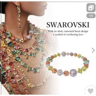 スワロフスキー(SWAROVSKI)のレア　今期curiosa 限定ネックレス　芸術的な美しいネックレス　超美品(ネックレス)