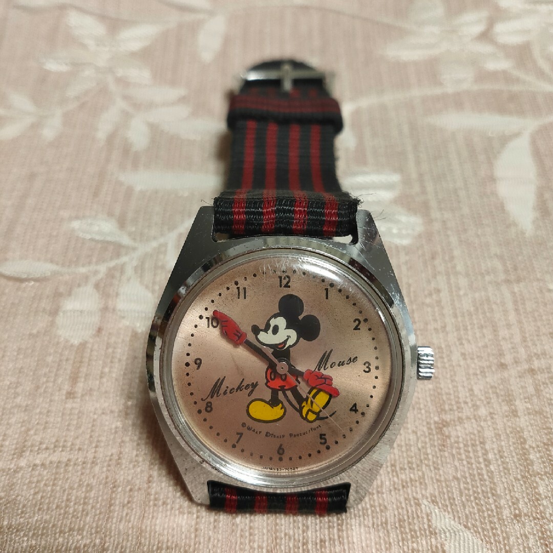 昭和レトロ ディズニー ミッキーマウス 手巻き 腕時計 昭和レトロ ディズニー ミッキーマウス 手巻き 腕時計