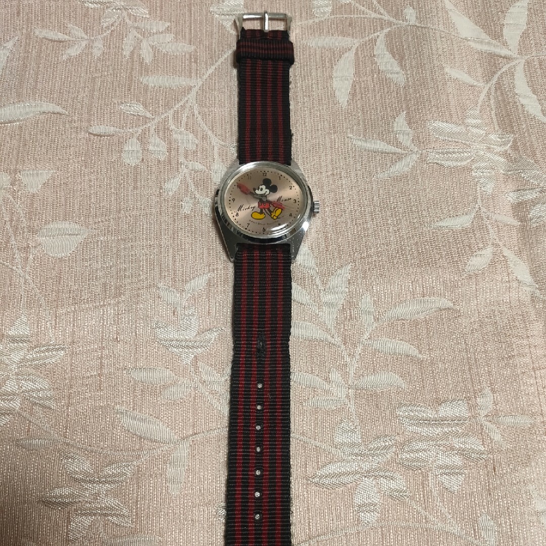 昭和レトロ ディズニー ミッキーマウス 手巻き 腕時計 昭和レトロ ディズニー ミッキーマウス 手巻き 腕時計