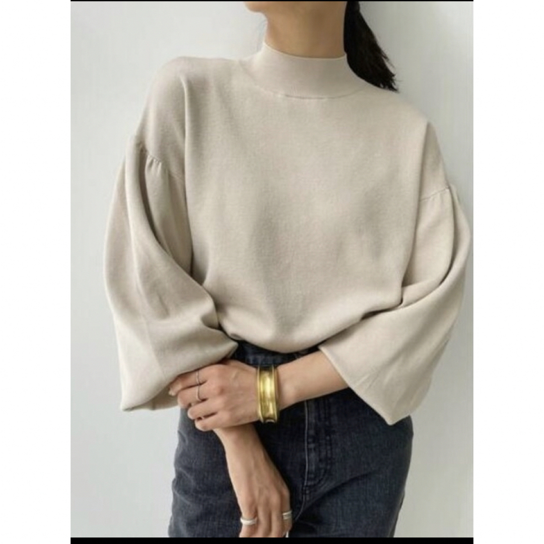 L'Appartement DEUXIEME CLASSE(アパルトモンドゥーズィエムクラス)のL'Appartement     Sleeve Volume Knit レディースのトップス(ニット/セーター)の商品写真