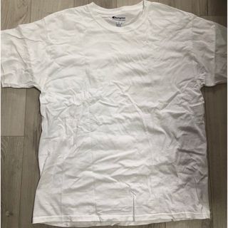 チャンピオン(Champion)のchampionロゴワッペン半袖Tシャツホワイト(Tシャツ(半袖/袖なし))