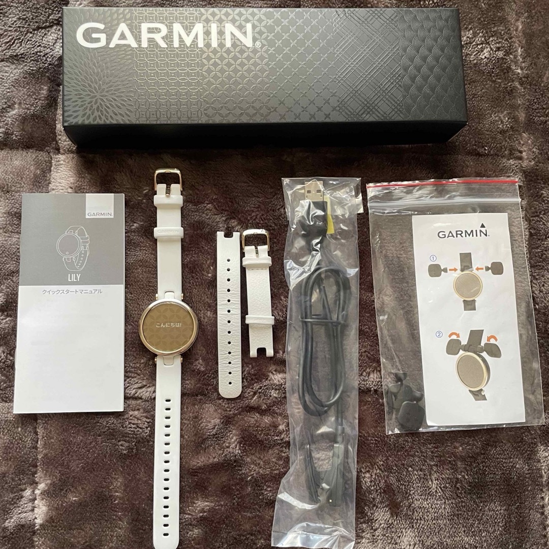 GARMIN(ガーミン)のGARMIN Lily スマートウォッチ レディースのファッション小物(腕時計)の商品写真