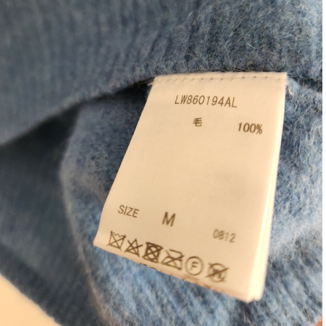 LABORATORY WORK(ラボラトリーワーク)のウール毛100% ニット　ブルー レディースのトップス(ニット/セーター)の商品写真