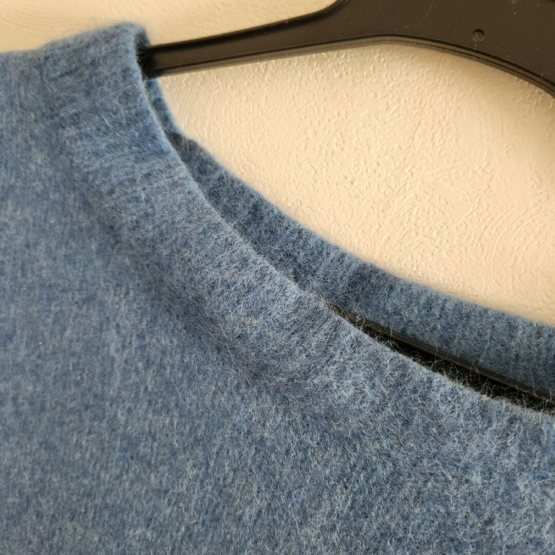 LABORATORY WORK(ラボラトリーワーク)のウール毛100% ニット　ブルー レディースのトップス(ニット/セーター)の商品写真