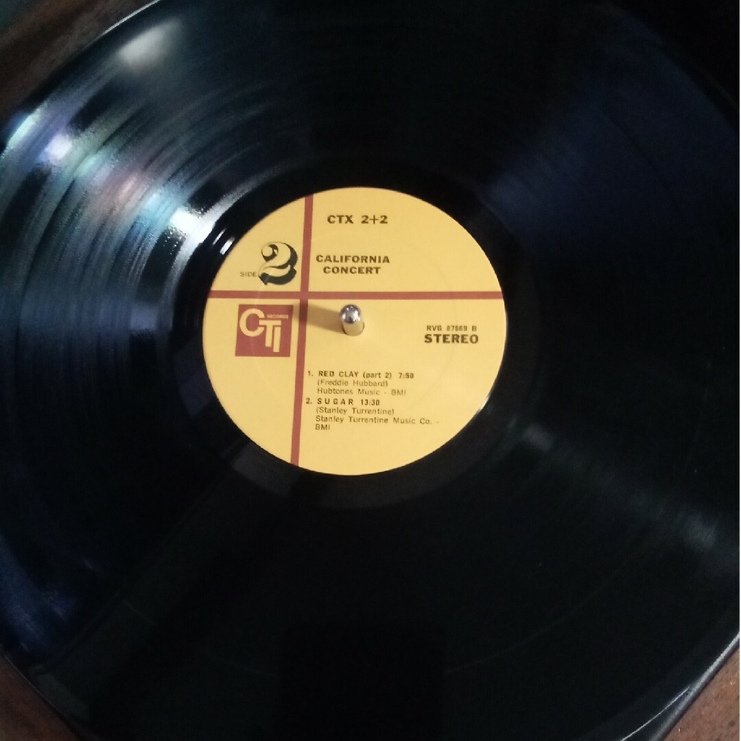 カルフォルニア・コンサートCTI  LP  /VAN GELDER刻印 エンタメ/ホビーのCD(ジャズ)の商品写真
